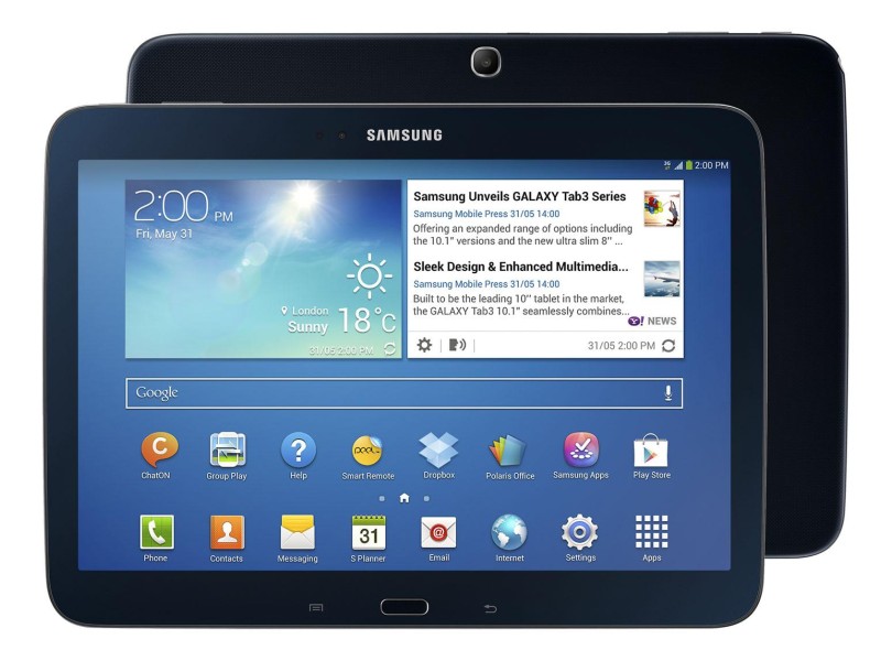 Tablet Samsung Galaxy Tab 3 3G 16 GB TFT 10,1" Android 4.2 (Jelly Bean Plus) 3 MP GT-P5200