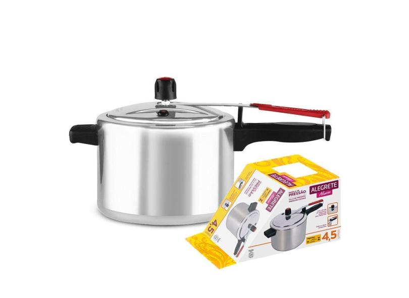 Panela De Pressao 4,5 Litros Polida Classic Premium