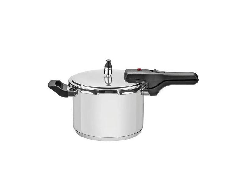 Panela de Pressão Tramontina Brava 6L em Aço Inox com Fundo Triplo Cin