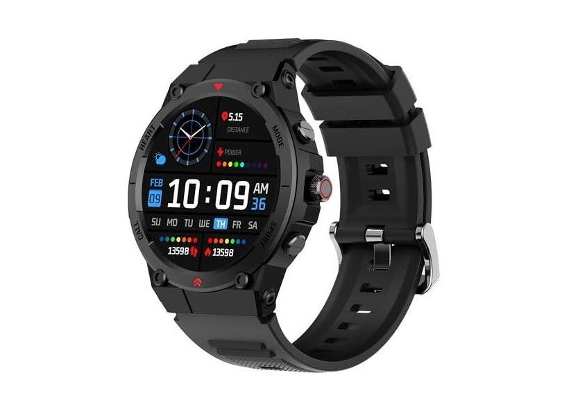 Smartwatch Relógio Inteligente My Watch Sport Haiz Tela Full Touch 1.39" Resistente à Água IP67 com 100+ Modos Esportivos Assistente de Voz Faz e Recebe Ligações