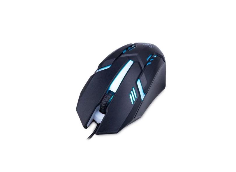 Mouse Maxprint Geek - USB - 3 Botões - LED - 1000dpi - 60000083