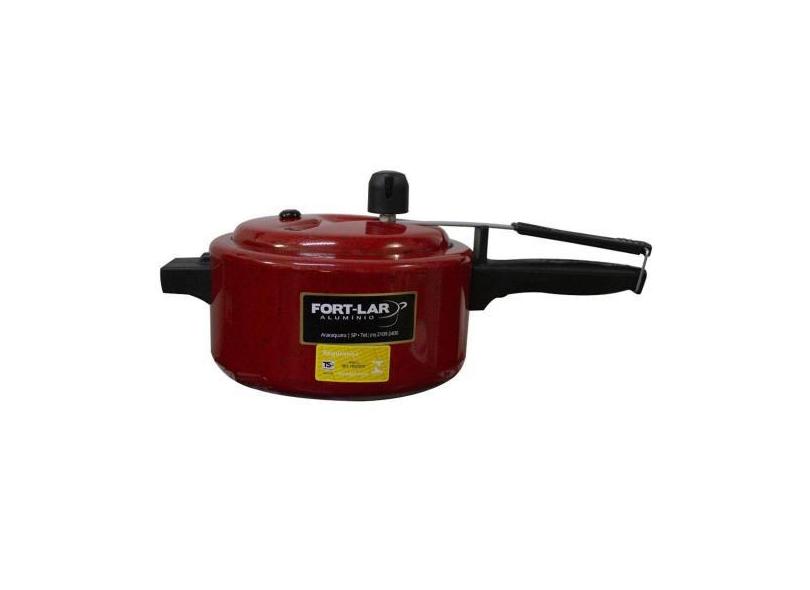 Panela De Pressão Fort-Lar Color 3L 9045 Vermelha - Fort Lar