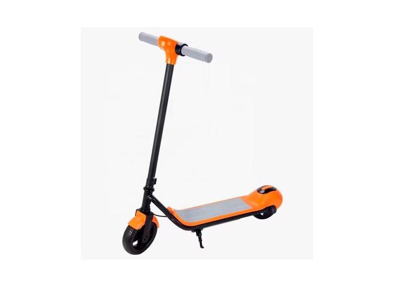 Patinete Elétrico Infantil Portátil Bluetooth Led Laranja - Brinovar