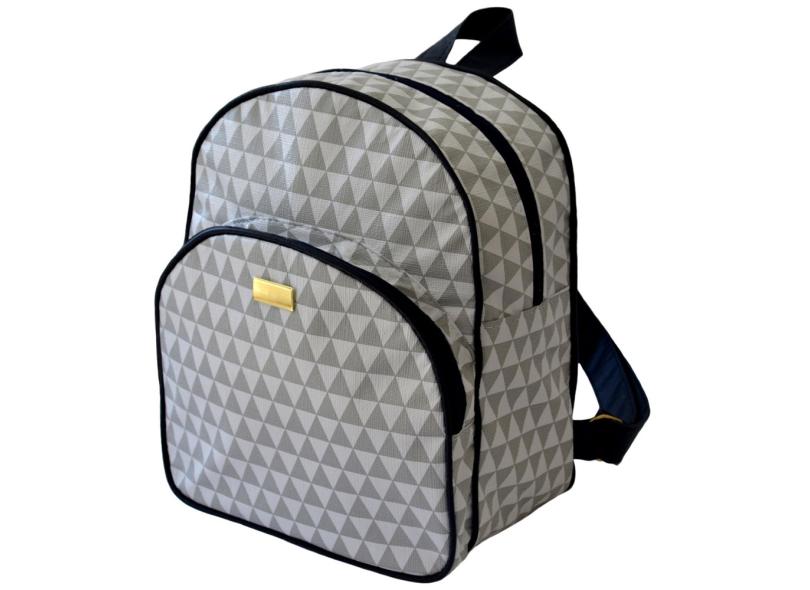 silver geometric figure bolsa