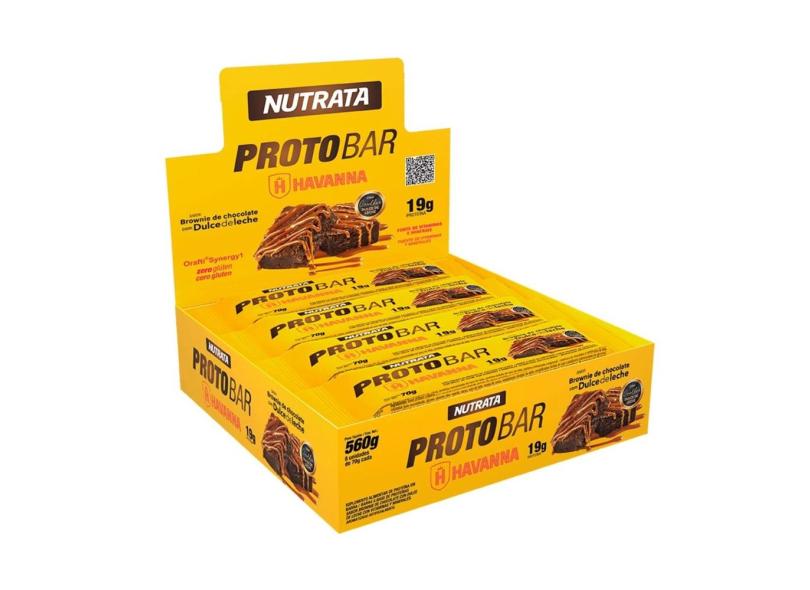 Barra Proteina Doce Havanna Protobar Nutrata 8 Un X 70G