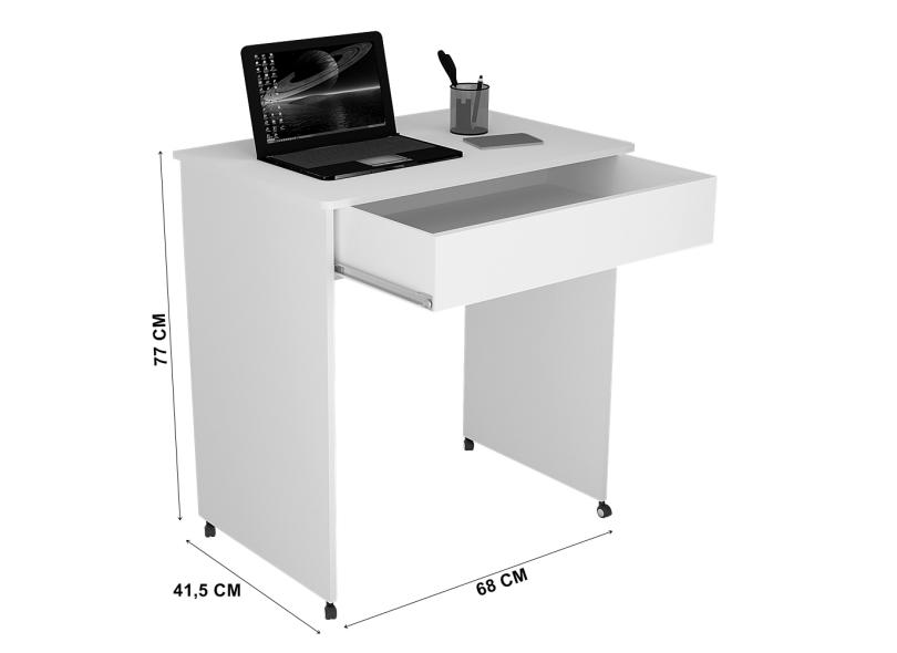 Mesa Escrivaninha Para Notebook e Computador Compact - Freijó com o ...
