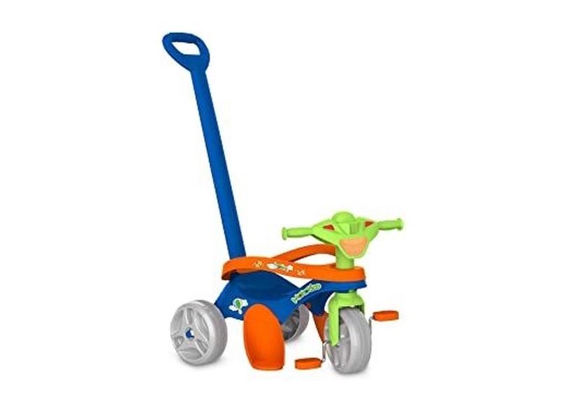 Triciclo Infantil Mototico com Empurrador Bandeirante