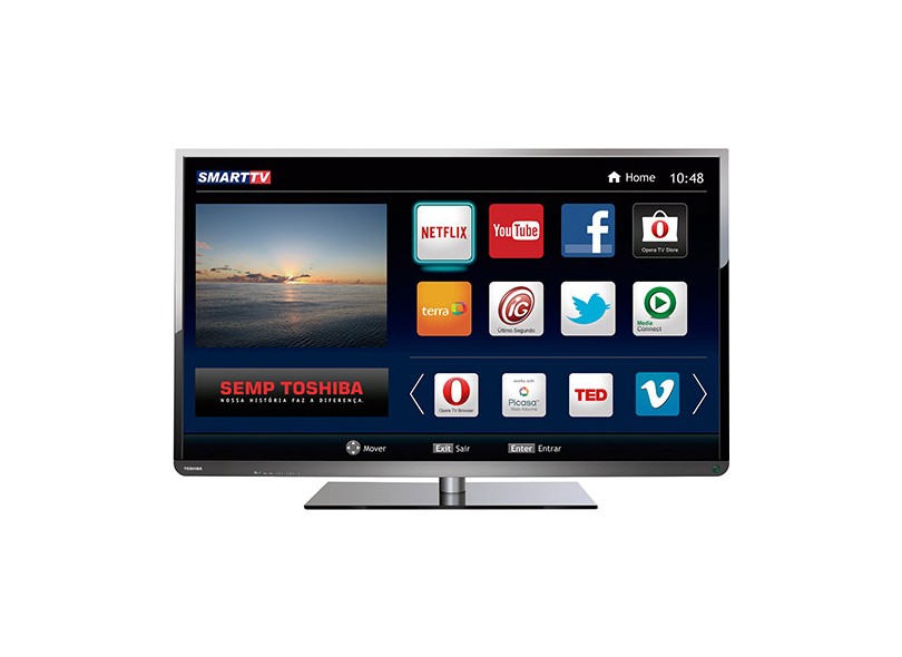 TV LED 48 " Smart TV Semp Toshiba Full 48L5400
