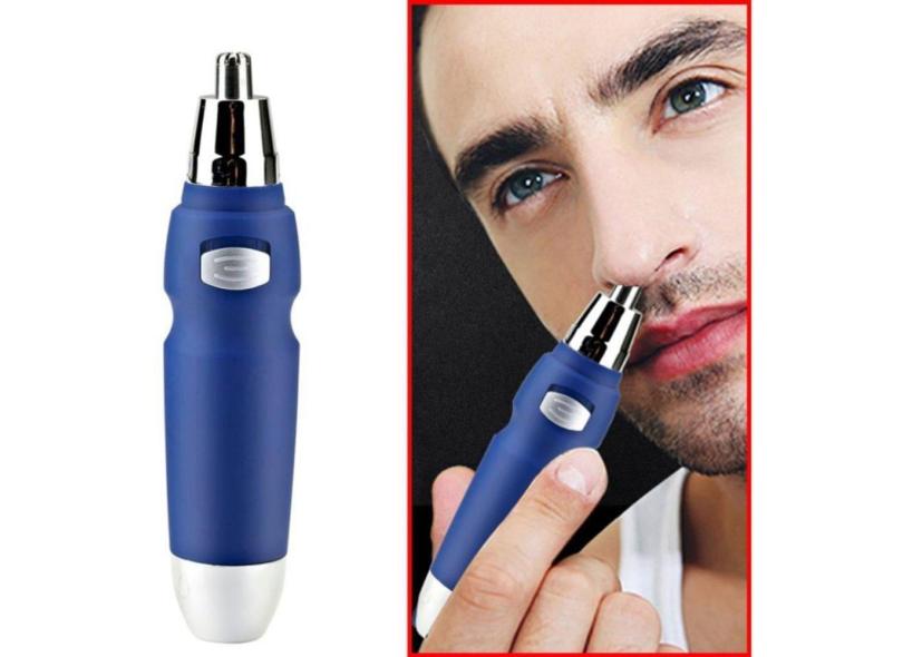 Aparador de cabelo portátil, orelhas, nariz, véu facial com lâmina rotativa