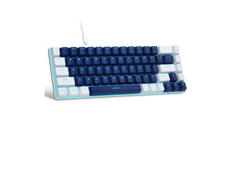 Teclado mecânico para jogos MageGee MK-Box 68 teclas Blue Switch