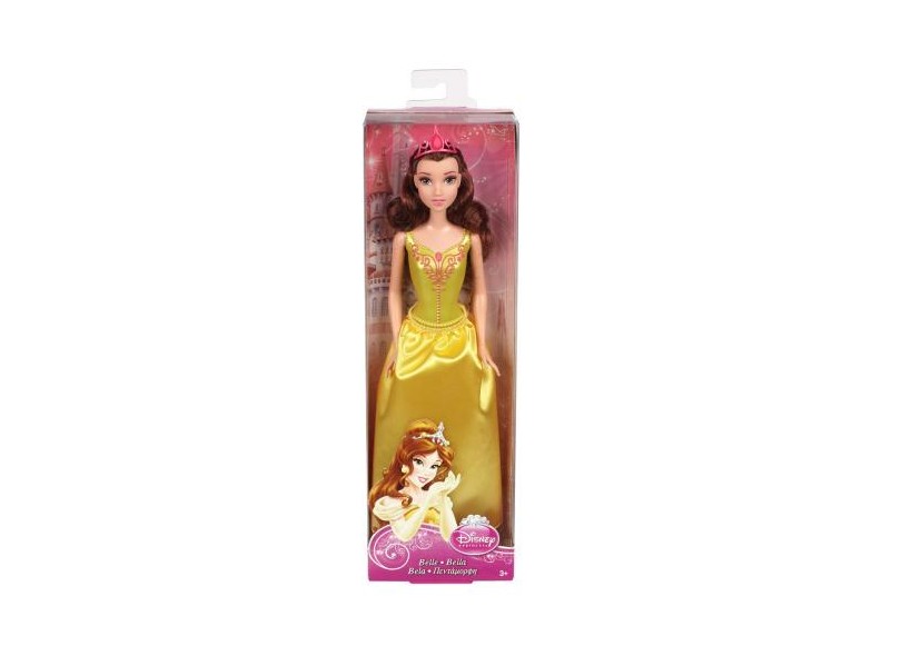 Boneca Princesas Disney Bela Básica Mattel