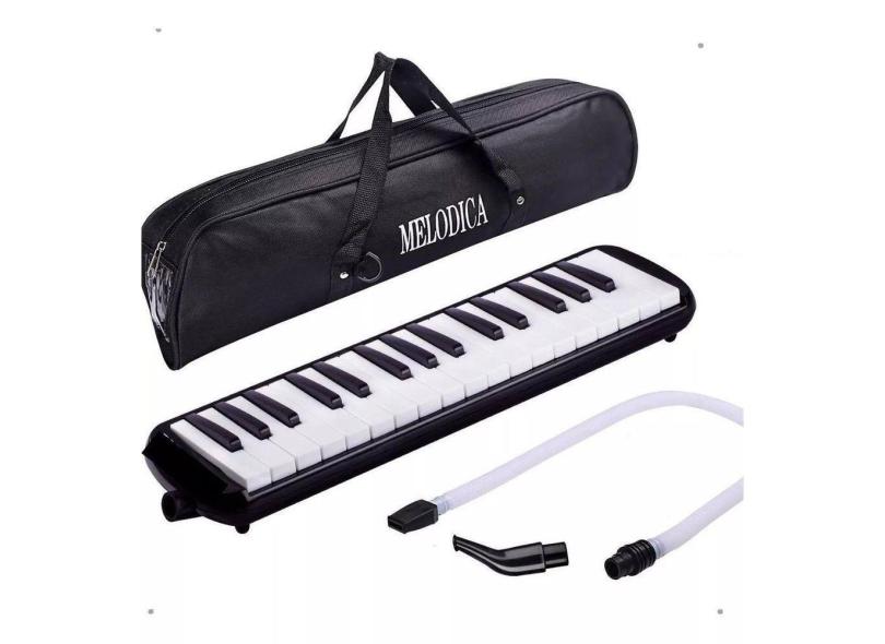 Escaleta Melodica Strinberg Preta 32 Teclas + Capa