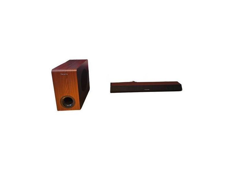 Soundbar Bluetooth Para Tv 125w Estereo Som Com Qualidade - Tomate