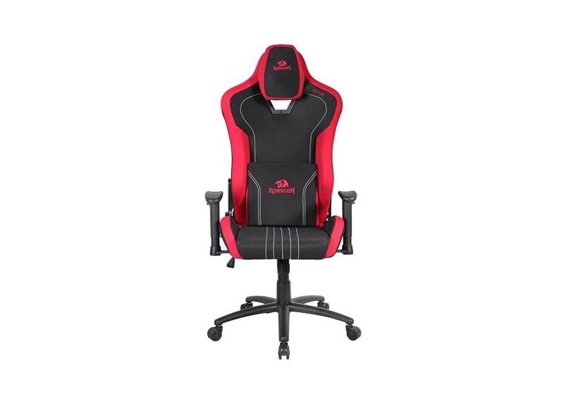 Cadeira Gamer Redragon Heth - Apoio de Braço Ajustável - Reclinável 180° - Preta e Vermelha C313-BR