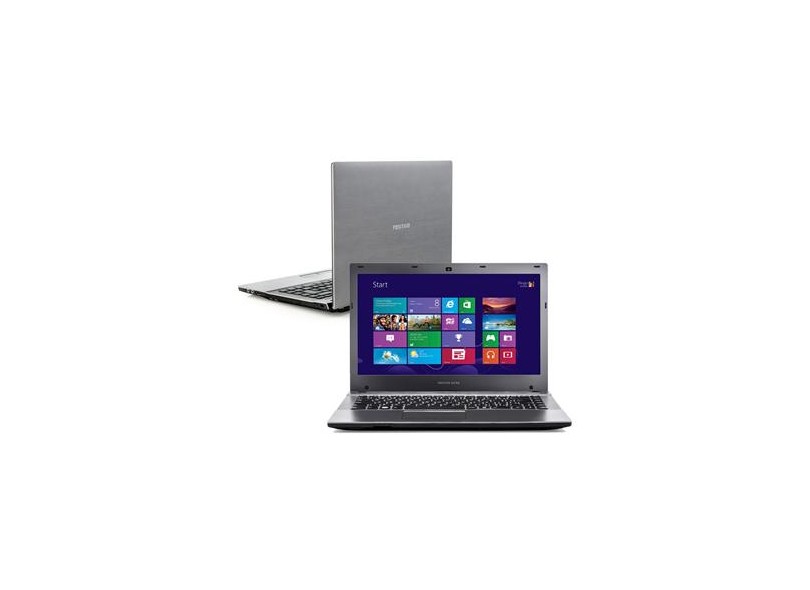 Notebook Positivo Ultrafino Intel Celeron B800 4 GB 500 GB LED 14" Windows 8