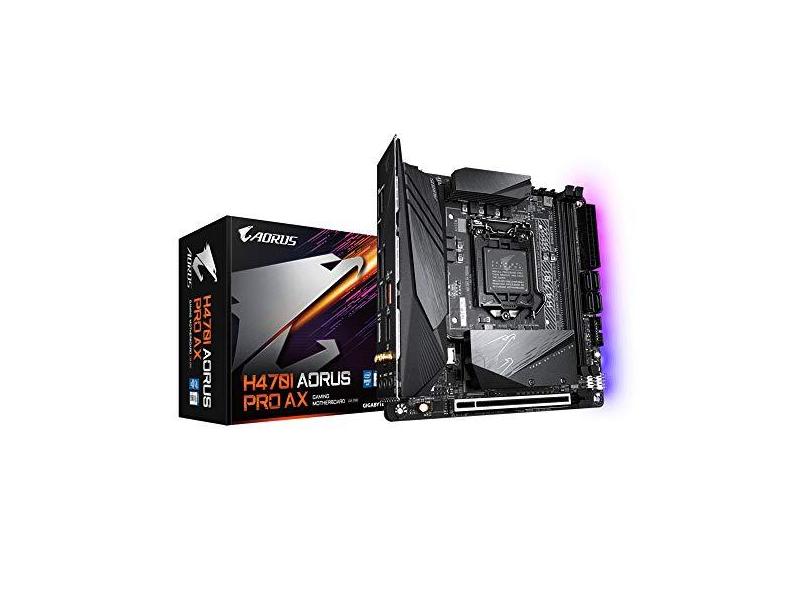 Placa Mãe H470I AORUS PRO AX Intel LGA 1200 11°/10° Geração DDR4