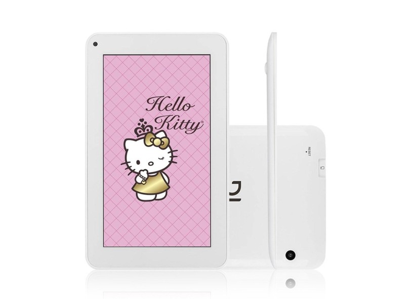 Tablet DL Eletrônicos 4 GB LCD 7" Android 4.4 (Kit Kat) Hello Kitty Tab