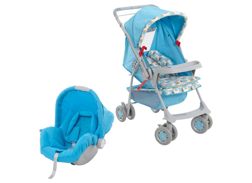 Carrinho de Bebê Travel System Galzerano 1015 Milano Reversível