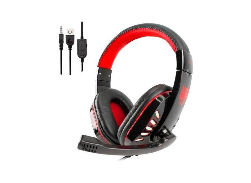 Headset Fone Ouvido Gamer Xsoldado Rgb Usb P2 Pc Celular Hf G310p4 E