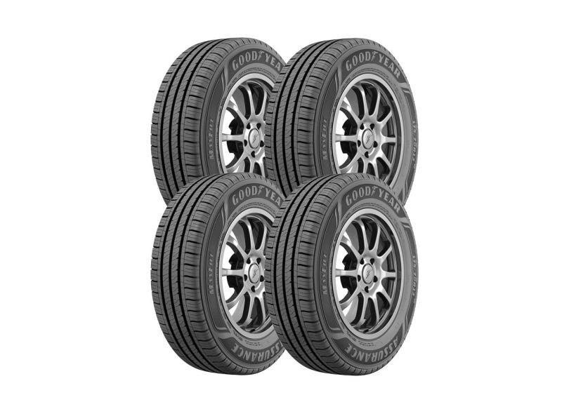 Jogo 4 Pneus Goodyear Aro 14 Assurance Maxlife 175/65R14 86H xl