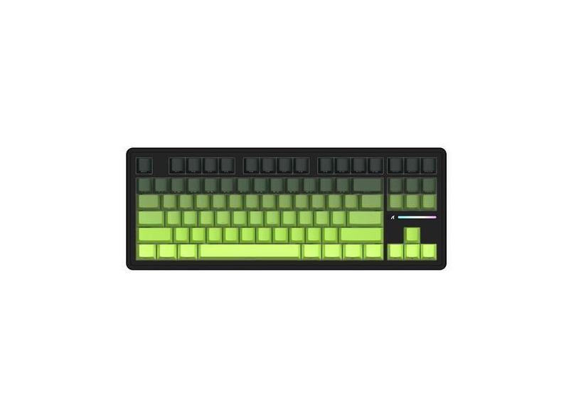 Teclado mecânico sem fio para jogos attack shark M87 pro