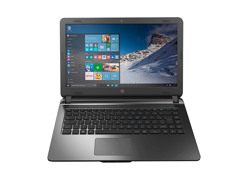 Notebook HP Intel Celeron 3215U 4 GB de RAM HD 500 GB LED 14 " Windows 10 Home 14-AP010BR
