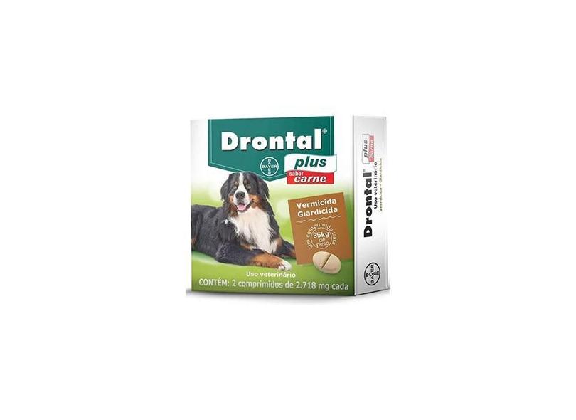 Drontal Plus Até 35 Kgs Com 2 Comprimidos com o Melhor Preço é no Zoom