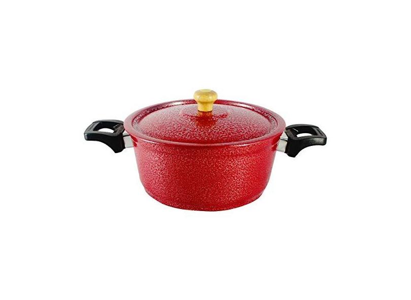 Caçarola Panela De Alumínio Craqueada Alça Baquelite 18cm