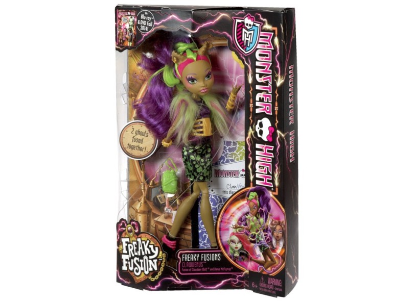 Boneca Monster High Freaky Fusion Clawvenus Mattel