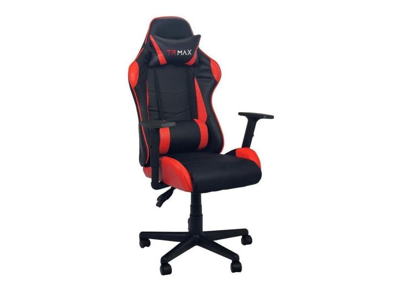 Cadeira Gamer Couro Giratória Tr-Max - Vermelha