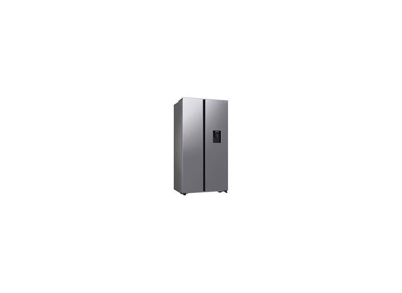 Geladeira Side by Side Samsung SmartThings Inox com Dispenser de Água RS67, AI Energy Mode e SpaceMax - 560 litros