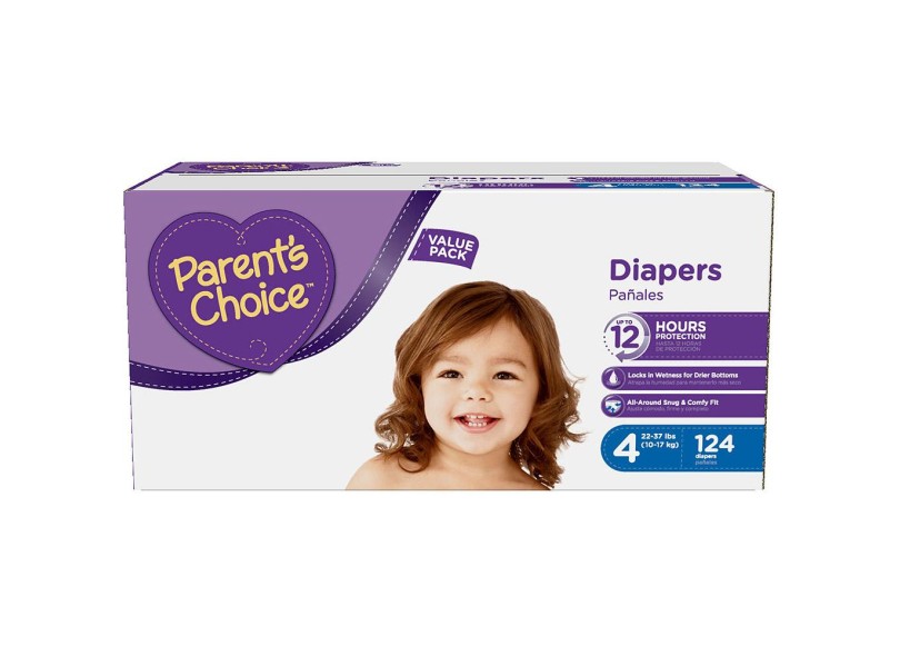 Fralda Parent's Choice Diapers G 124 Und 10 - 17kg