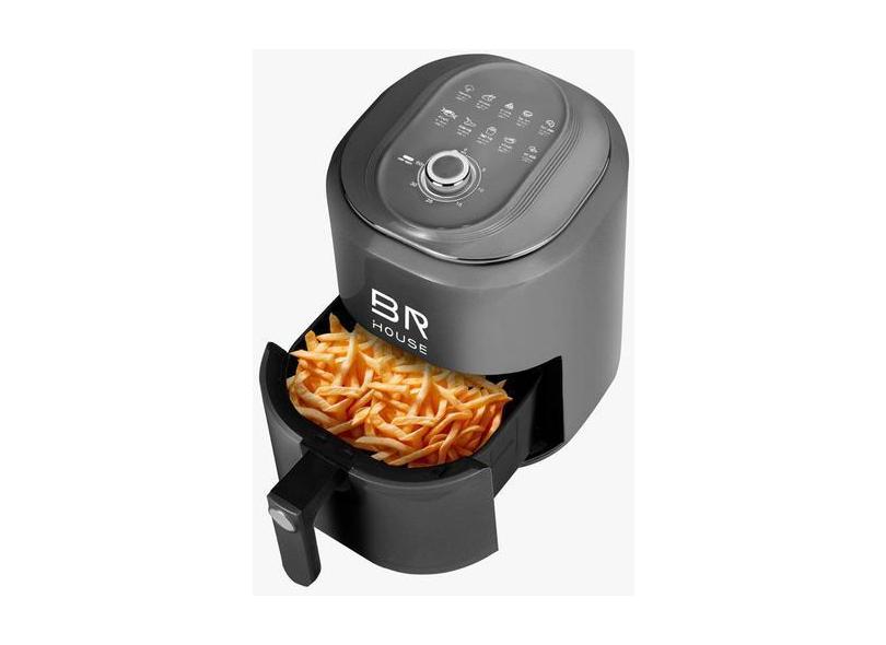 Fritadeira Elétrica Air Fryer Sem Óleo 4,5L Family - Preta - Brx