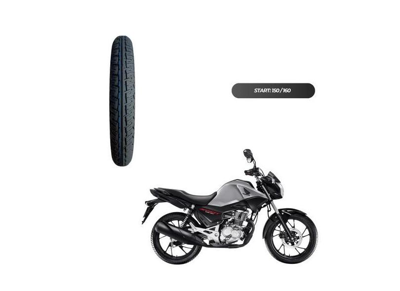 Pneu 2.75-18 p/ Moto - Titan CG Start Fan YBR Dianteiro + Câmara - Vir