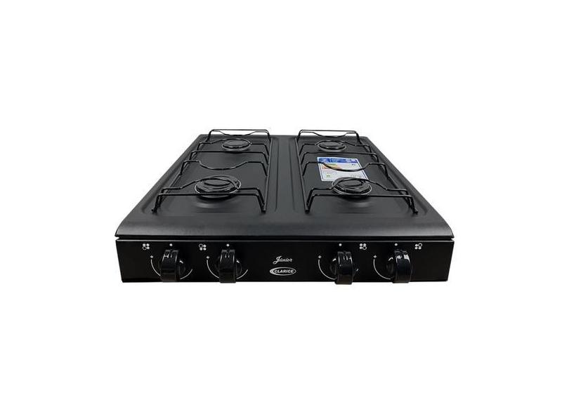 Fogão Cooktop Portátil A Gás 4 Bocas Clarice Resistente