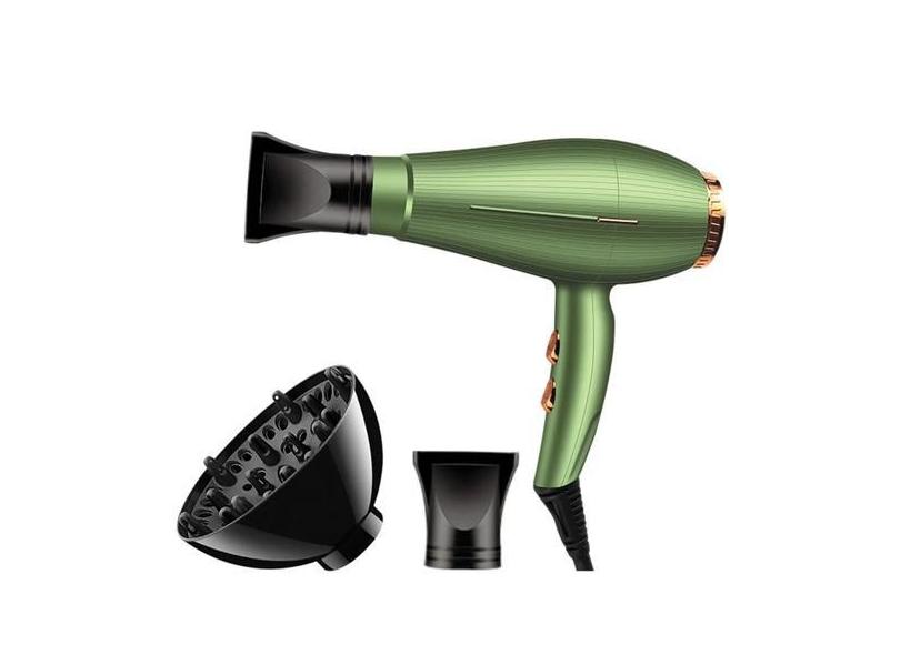 Secador de Cabelo Dourado Digital Alta Potência Entrega Rápida - Riber