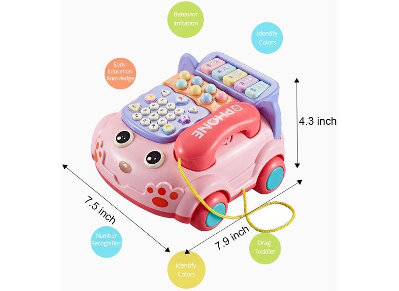 Baby Light Music Celular Simulado Brinquedo Para Celular Para