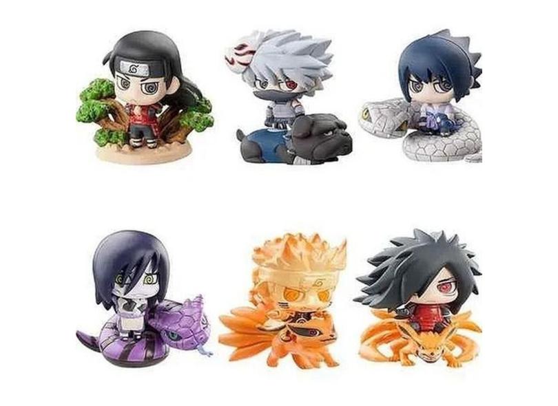 Kit c/ 12 Bonecos Naruto Action Figure Shippuden