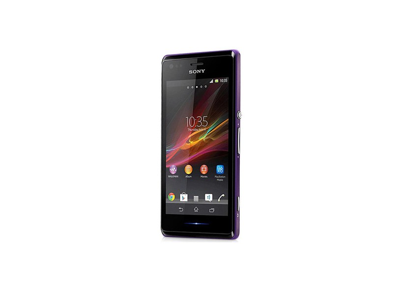 Smartphone Sony Xperia M Dual C2004 Câmera 5,0 MP 2 Chips 4GB Android 4.1 (Jelly Bean) 3G Wi-Fi
