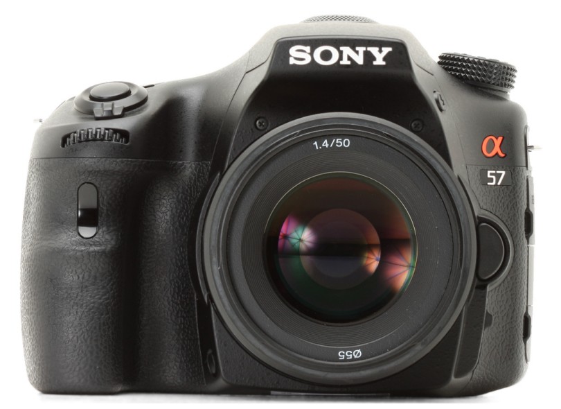 Câmera Digital DSLR(Profissional) Sony Alpha 16,1 MP Full HD Foto 3D SLT-A57