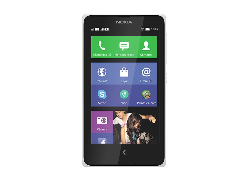 Smartphone Nokia X Dual 2 Chips 4GB Wi-Fi 3G