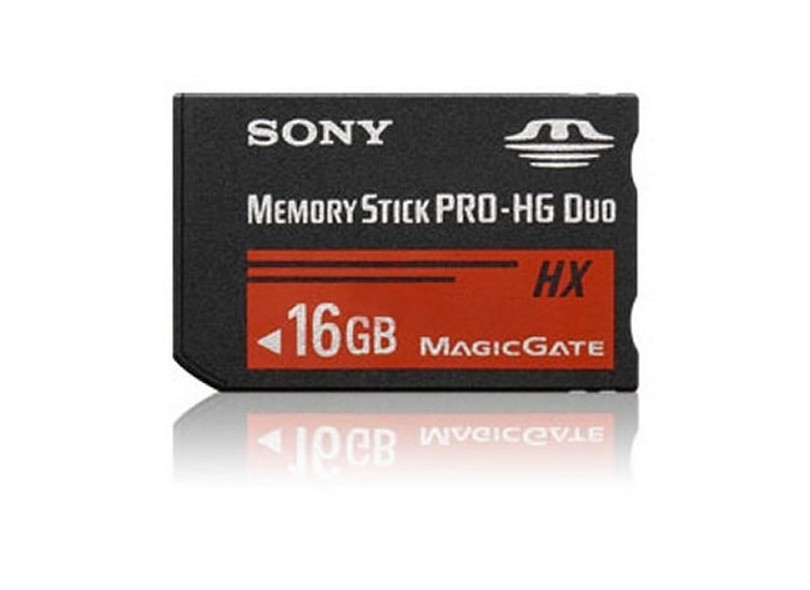 Cartão de Memória Memory Stick PRO-HG Duo Sony HX 16 GB MS-HX16A
