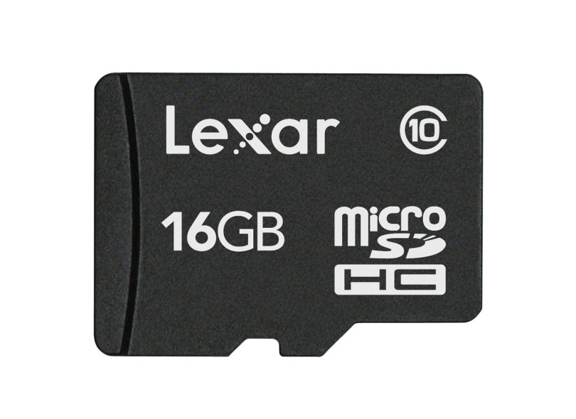 Cartão de Memória Micro SDHC Lexar 16 GB LSDMI16GABNLC10