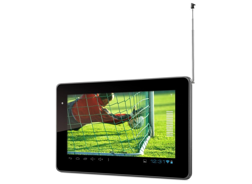 Tablet Multilaser 4 GB LCD 7" Android 4.0 (Ice Cream Sandwich) Tab TV NB046