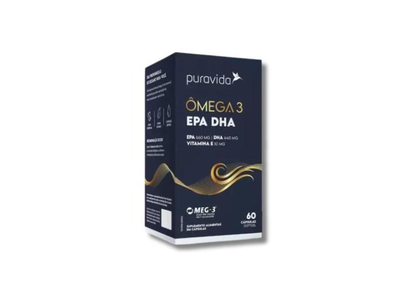 Ômega-3 Epa Dha Puravida 60 Caps