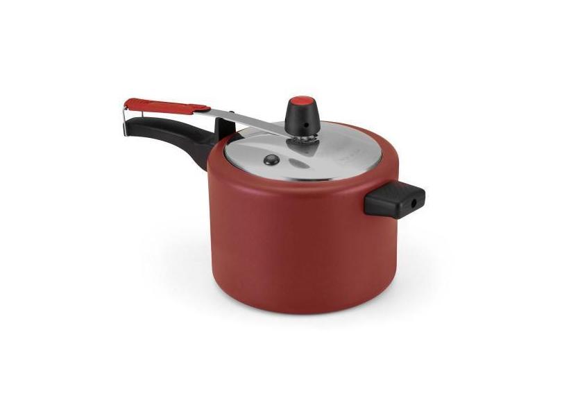 Panela De Pressão 3 Litros  Ideal para pequenas porções em vermelho ce