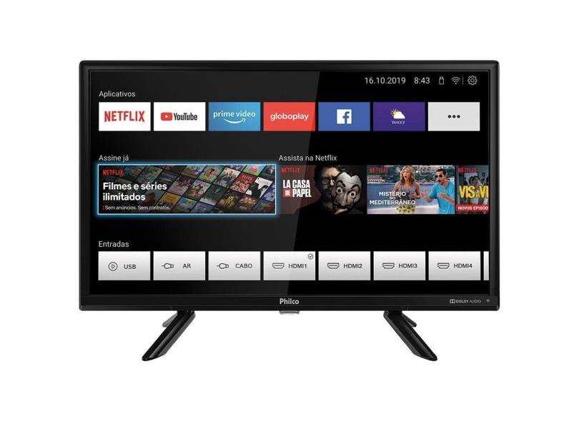 Smart TV TV LED 24 " Philco Netflix PTV24G50SN 2 HDMI