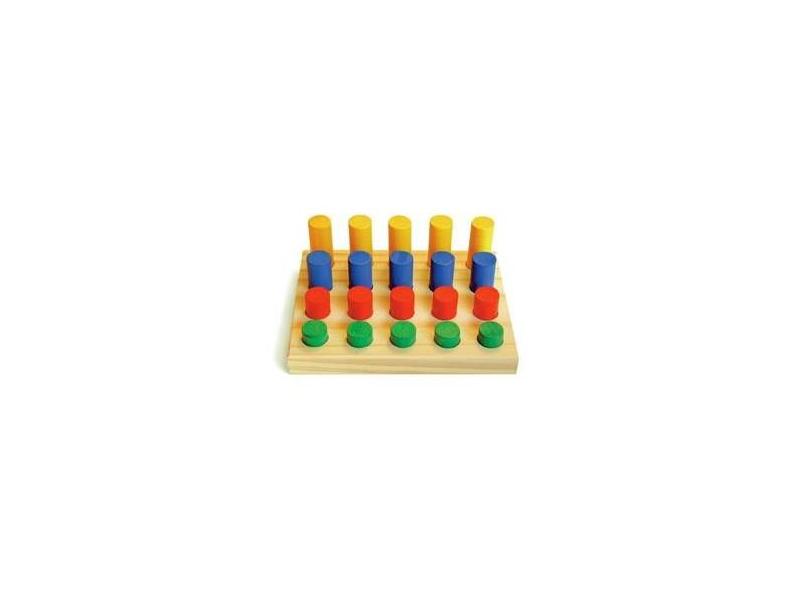 Jogo Montessori de Pinos - Brinquedos Educativos e Pedagógicos