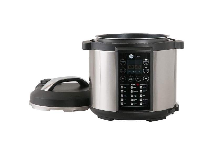 Panela de Pressão Elétrica 6 l - Fun Kitchen EPP500