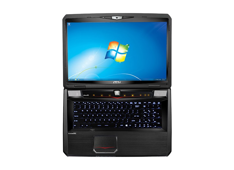 Notebook MSI Workstation Intel Core i7 4810MQ 16 GB de RAM HD 1 TB SSD 128 GB LED 17.3 " Windows 7 Professional WT70-2OK